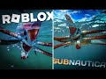 I played Subnautica in roblox with other Youtubers! | RoNautica