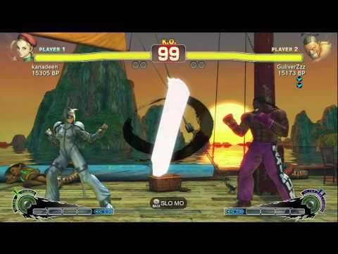 GuliverZzz [DeeJay] vs kanadeen [Cammy] SSF4 Japanese Online Ranked Matches - TRUE-HD