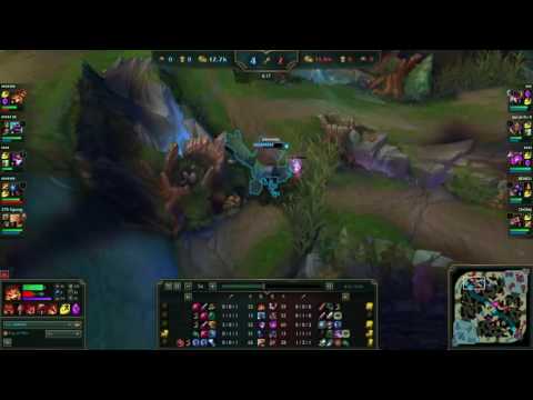 LGD MaRin GNAR Top vs Quinn     League of Legends