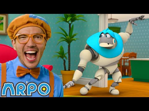 ARPO The Robot and Blippi - Educational Videos for Kids