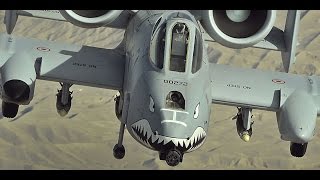 A-10 Warthog Live Fire Training Mission - with live gunfire