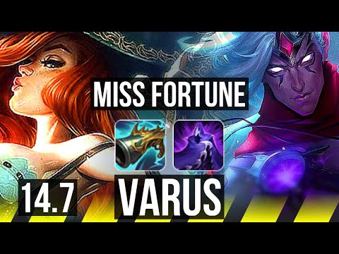 MISS FORTUNE & Nami vs VARUS & Senna (ADC) | 400+ games, Godlike, 16/4/6 | BR Master | 14.7