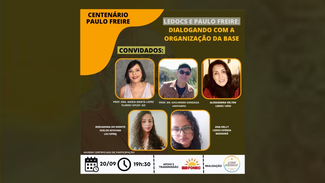 LEDOCS E PAULO FREIRE