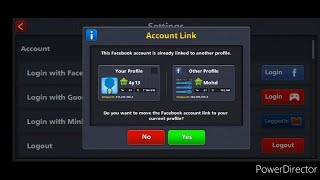 How to link new 8 ball pool account from facebook and remove old one