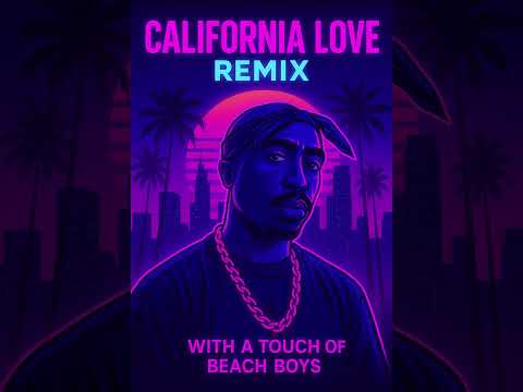 🌴 California Love (Remix) — Tupac x Beach Boys | 2025 Dark-Pop Synthwave West Coast Fusion