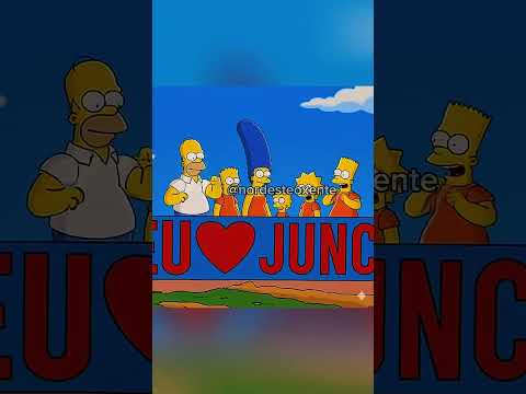 OS SIMPSONS EM JUNCO DO SERIDÓ PB #animação #nordeste #ossimpsons