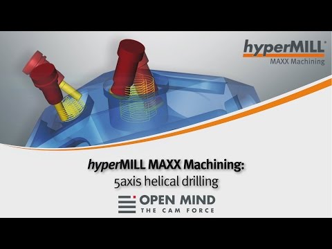 hyperMILL MAXX Machining: High-Performance-Drilling