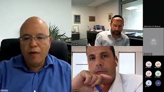 מנהל חטיבת השווקים, ד״ר גולן בניטה, בתדרוך העיתונאים בעקבות הפעלת תכנית מכירות המט״ח של בנק ישראל.