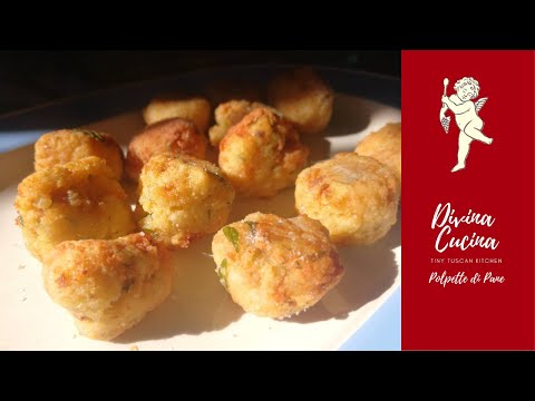 Polpette di Pane-Bread "meatless meatball "