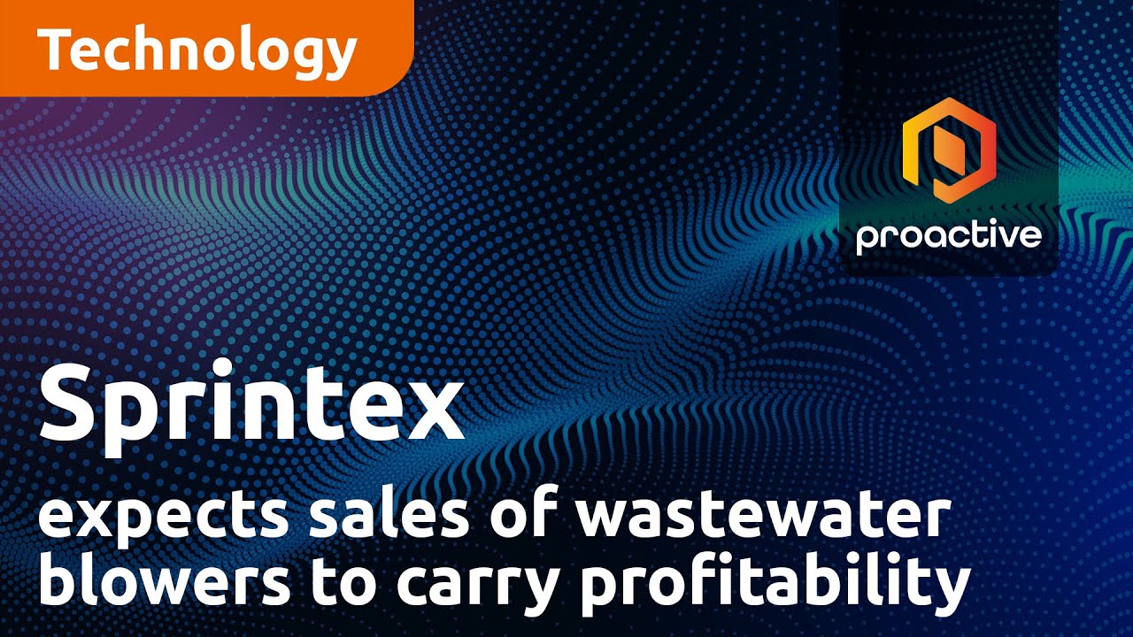 Sprintex expects sales of new wastewater blowers to carry it to profitability