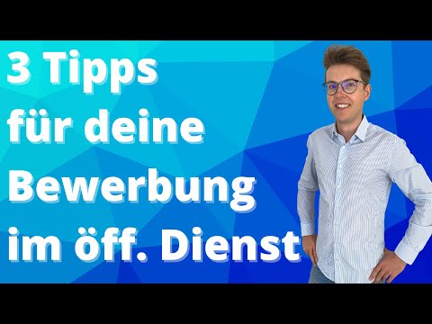 3 Tipps für deine Bewerbung im öffentlichen Dienst | Für den Einstieg in jede Behörde