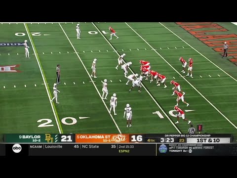 #9 Baylor vs #5 Oklahoma State THRILLING Ending | 2021 College Football