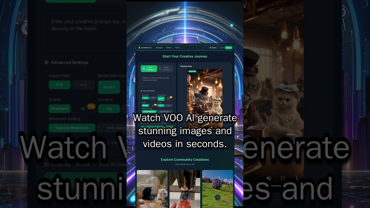 "VoooAI: Generate Stunning Free Images &amp; Videos Instantly"
