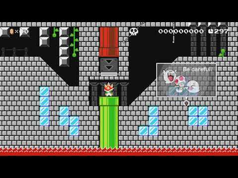 Rising Rooms: Warming Warning by Ghrian - Super Mario Maker 2 - No Commentary 1bv