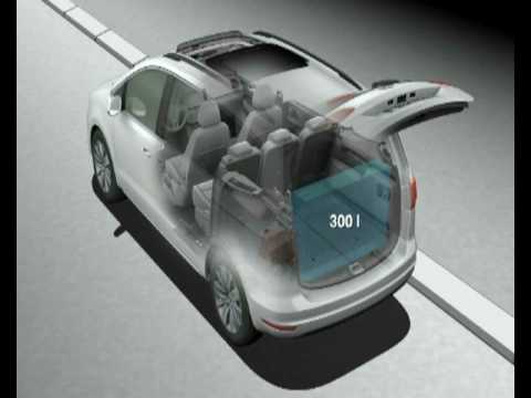 Volkswagen Sharan Animation Interior Flexibility