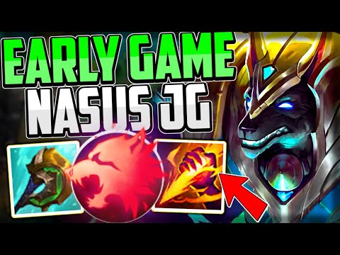 How to CARRY EARLY GAME with NASUS JUNGLE! + Best Builds/Runes/Jungle Route League of Legends