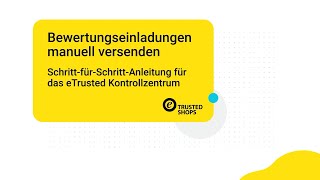 Ausgewählte Kund*innen manuell zu Bewertungen einladen