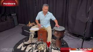 Gon Bops Cajon Pedal Alex Acuna Take 2