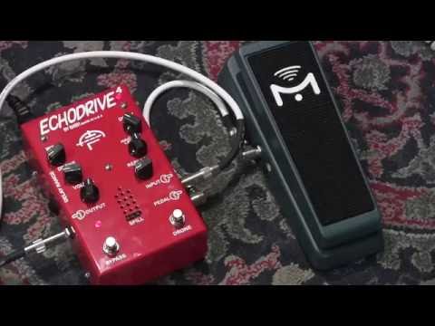 SiB FX ECHODRIVE 4 tube echo demo with Mission Expression Pedal
