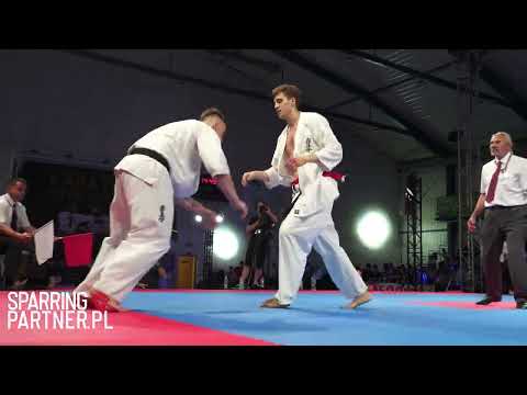 Andrii Mezhenskyi vs Filip Maksimowicz 3th place +90kg European Karate Kyokushin Championships