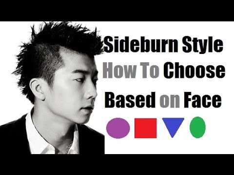 Sideburn Styles:  How To Choose Best Sideburns Based On Face Shape