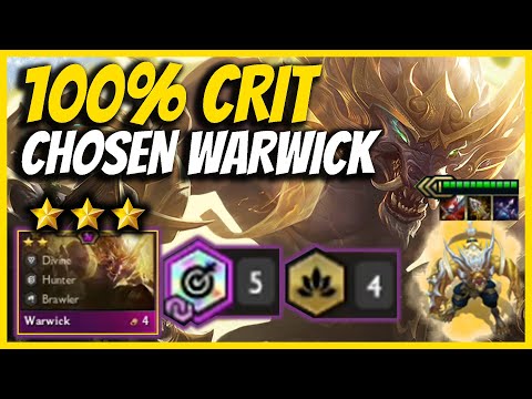 TFT SET 4: 3 STAR CHOSEN WARWICK | SPIRIT HUNTER | TFT FATES | TEAMFIGHT TACTICS
