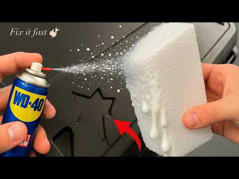 This Method Deserves a NOBEL PRIZE! Repair Plastic with Foam & Make it STRONGER