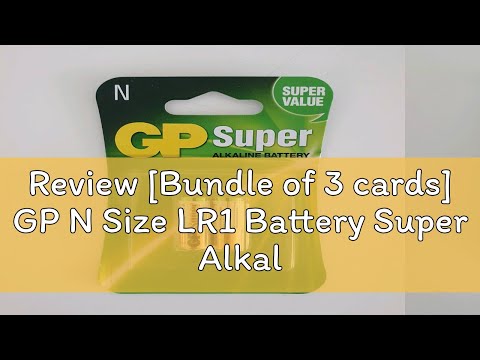 Review [Bundle of 3 cards] GP N Size LR1 Battery Super Alkaline 1.5V