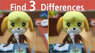 Differences between two pictures -  Animal Crossing