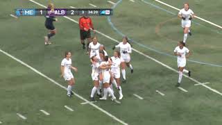 UAlbany Women's Soccer Beats Maine, 4-1, on Senior Day