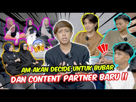 AM AKAN DECIDE UNTUK BUBAR DAN CONTENT PARTNER BARU UNTUK SEMUA TEAM AMZ !