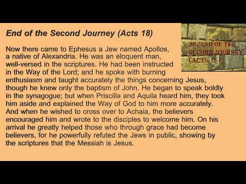 36. Paul's Second Journey Ends (Acts 18)
