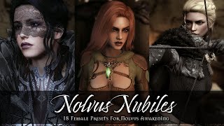 18 Female Characters Presets For Nolvus V6