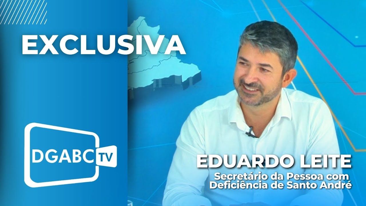 Entrevista exclusiva com o secretário da Pessoa com Deficiência de Santo André, Eduardo Leite