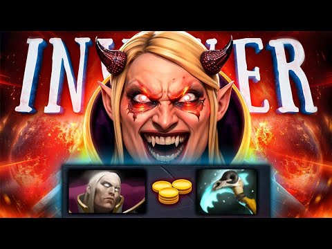 Invoker God Mode Insane Sun Strike Damage In 5k MMR
