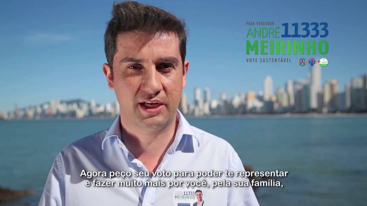 André Meirinho - 11333 - Apresentação - Eleição 2016 - Candidato a Vereador