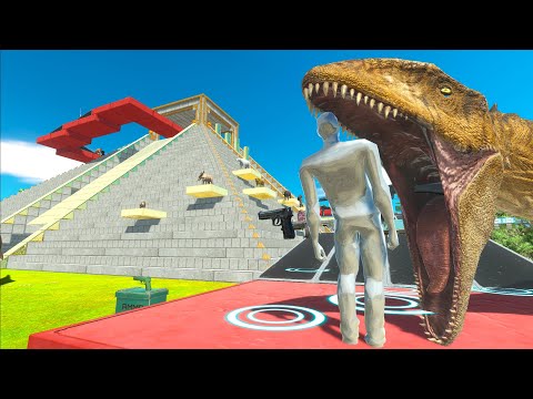 FPS AVATAR PYRAMID PARKOUR with ALL WEAPONS - Animal Revolt Battle Simulator ARBS