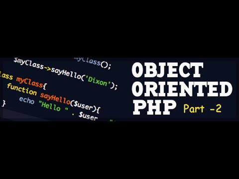 OOPS concepts in PHP Constructor function Part 2