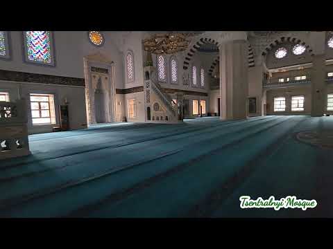 Tsentralnyi Masjid Claiming to be the Largest Mosque of Central Asia located in Kyrgyzstan