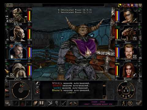 Wizardry 8 Expert Ironman - Exploring Rest of Rapax Castle - Part 41