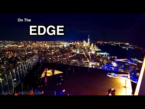 Edge Sky Deck at Hudson Yards - New York City Travel Tour Walkthrough & Views 4K