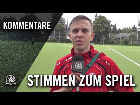 Die Stimmen zum Spiel (BSV Grün-Weiss Neukölln – NSF Gropiusstadt, Testspiel) | SPREEKICK.TV