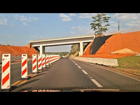 Duplicação Rodovia SP-294, Driving in Road Adamantina à Parapuã, SP #brazil  #highway #roaddriving