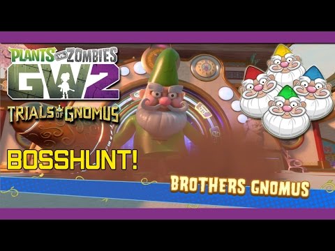 PvZ Garden Warfare 2 - New Boss Hunt! The Brothers Gnomus Gameplay