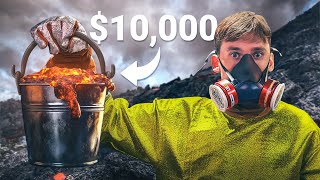 I Captured Lava In a Bucket & Sold It