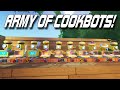 We Recruited an Army of Cookbots to Satisfy Our Hunger Needs! (Scrap Mechanic Co-op Survival Ep.33)