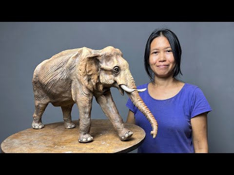 Featured image from Art: Sculpture of Bull Elephant by Khwan Barton (Part 1)