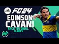 EA FC 24 EDINSON CAVANI FACE Pro Clubs CLUBES PRO Face Creation - CAREER MODE - LOOKALIKE