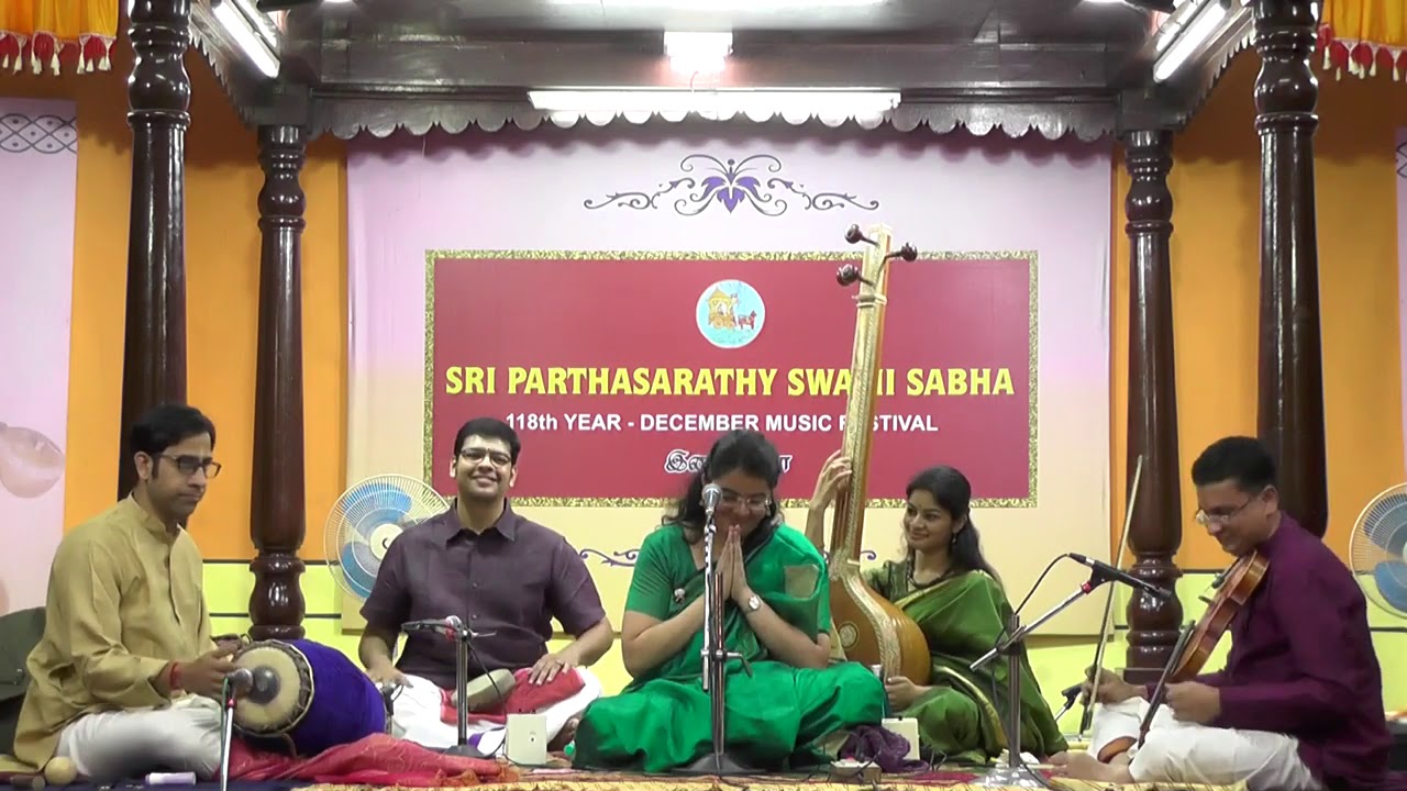 December Music Festival 2018 l Sri Parthasarathy Swami Sabha l Amrutha Venkatesh