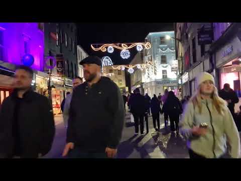Shop Street to Eyre Square, Galway getting ready for Christmas the Irish way 😊😊🍀